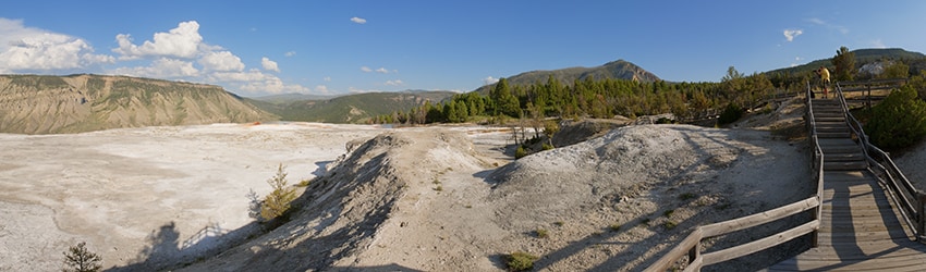 Upper Mammoth Terrace, Yellowstone National Park, WY