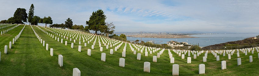 Fort Rosecrans National Cemetery, Point Loma, San Diego CA