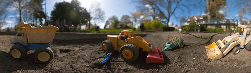 Sandbox, Roanoke Park Playground, Seattle WA