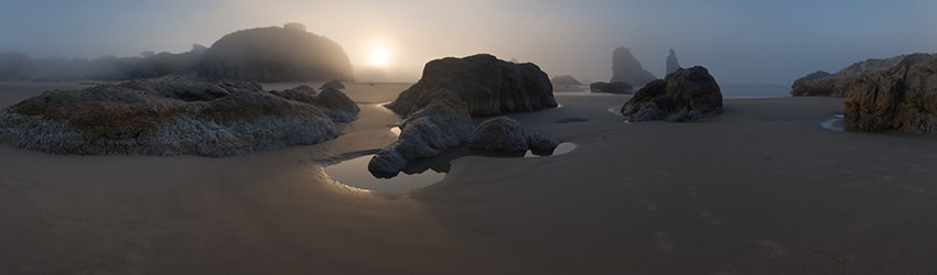 Sunrise at Face Rock Beach, Bandon OR