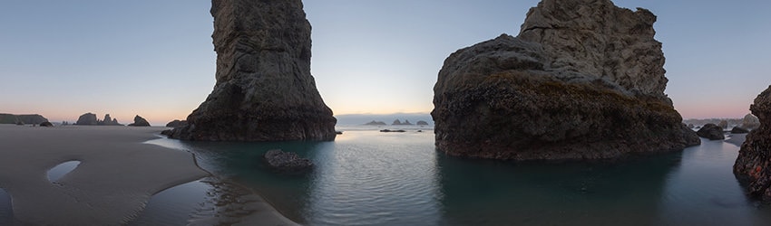 Sunset, Bandon Ocean Wayside, Bandon OR