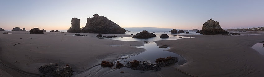 Sunset at Bandon Ocean Wayside, Bandon OR
