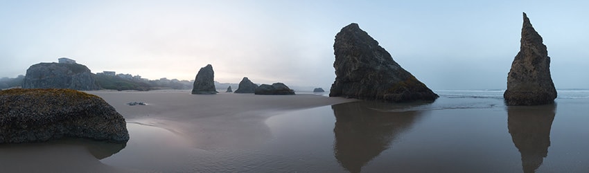 Foggy Morning at Bandon Ocean Wayside, Bandon OR