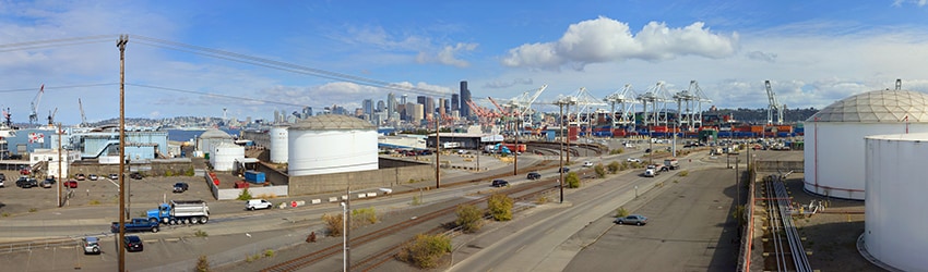 7.2 Gigapixel View from Harbor Island, Seattle WA