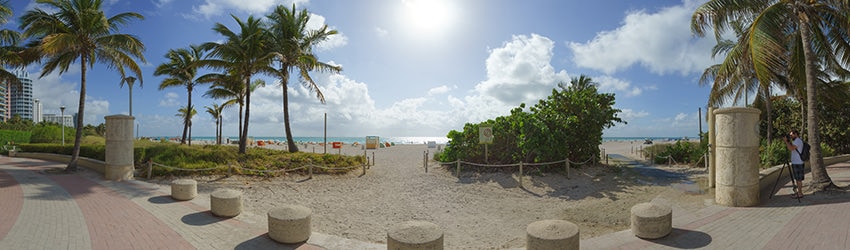 South Beach Boardwalk, Miami Beach FL