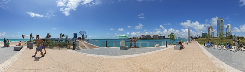 South Pointe Pier Park, South Beach, Miami FL