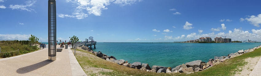 South Pointe Park, South Beach, Miami FL