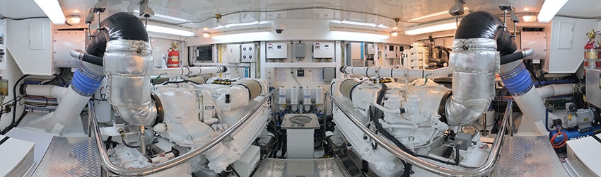 Ocean Alexander 80, Engine Room