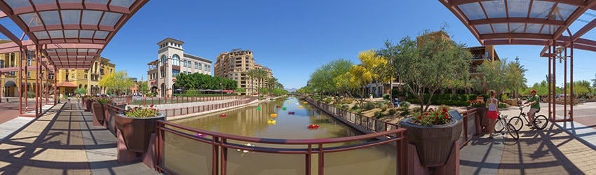South Bridge, Arizona Canal, Scottsdale AZ