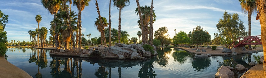 Lagoon Island Canals, Encanto Park, Phoenix AZ
