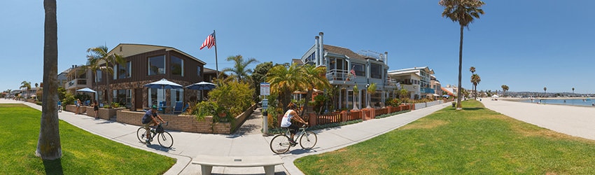 Bayside Walk, Mission Beach, San Diego CA