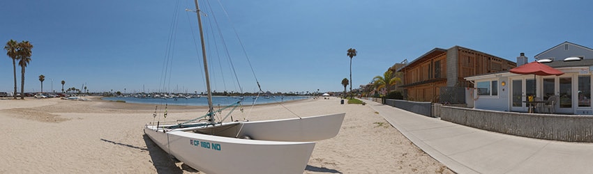 Bayside Walk, Mission Beach, San Diego CA