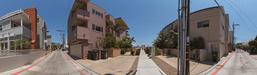 Monterey Ct & Bayside Way, Mission Beach, San Diego CA