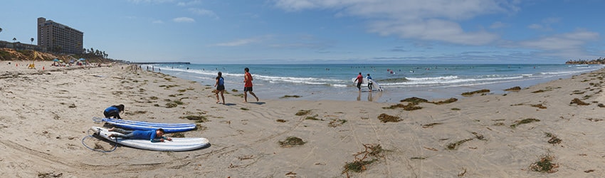 Surfers, Pacific Beach, San Diego, CA