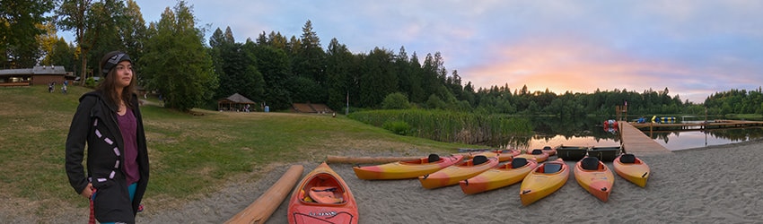 Summer Camp Sunset, Olympia WA