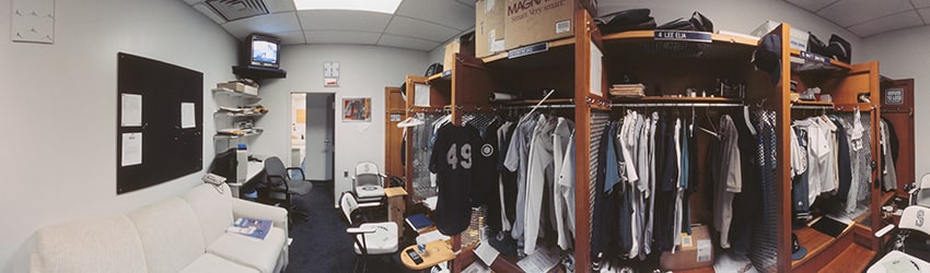 1996 Seattle Mariners Coaching Staff Locker Room, The Kingdome, Seattle WA