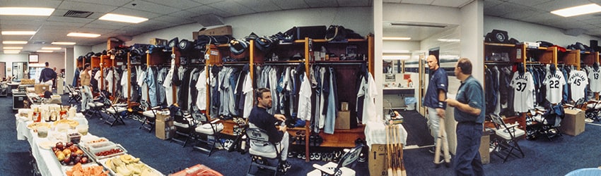 1996 Seattle Mariners, Team Locker Room, The Kingdome, Seattle WA