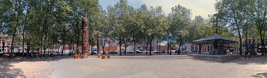 Occidental Park, Pioneer Square, Seattle WA