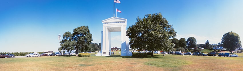USA-Canada Border, Blaine WA