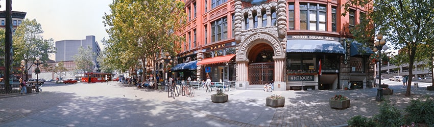 Pioneer Place Park, Pioneer Square, Seattle WA