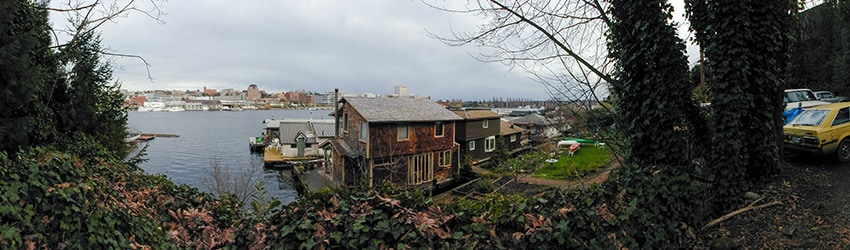 Houseboats, Portage Bay, Seattle WA