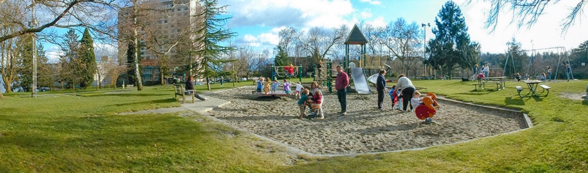 Madison Park Playground, Madison Park, Seattle WA
