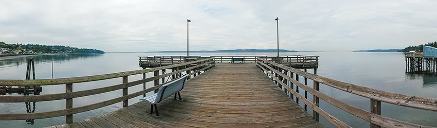 Redondo Park Beach Fishing Pier, Des Moines WA