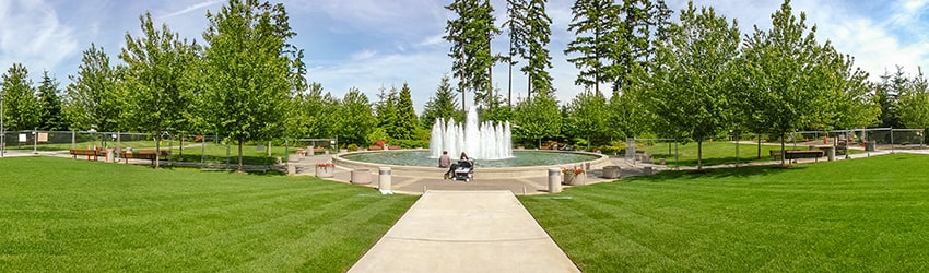 Main Fountain, Microsoft Campus (2000), Redmond WA