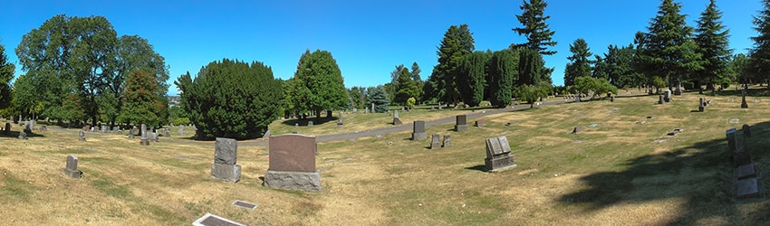 Mt Pleasant Cemetery, Queen Anne, Seattle WA