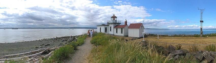 West Point Lighthouse, Discovery Park, Seattle WA