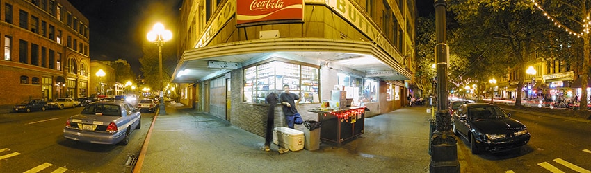 1st Ave & Washington, Pioneer Square, Seattle WA