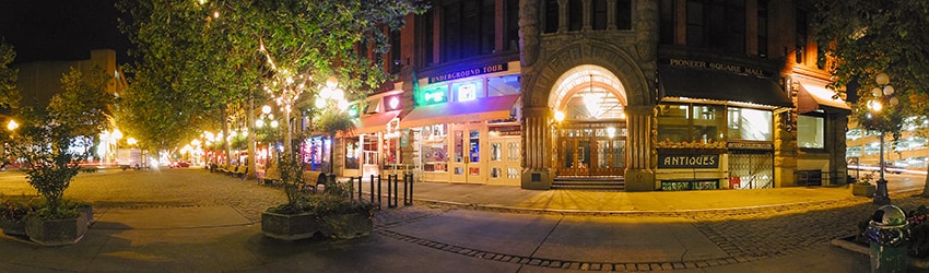 Pioneer Place Park, Pioneer Square, Seattle WA