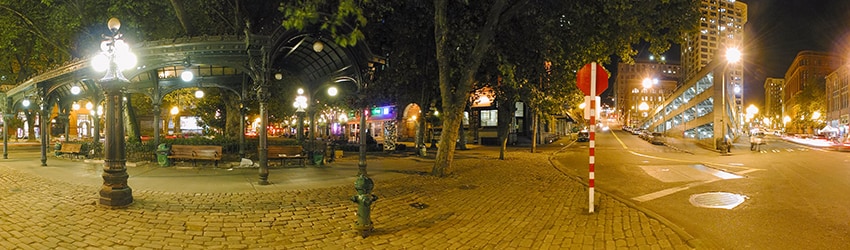 Pioneer Place Park, Pioneer Square, Seattle WA