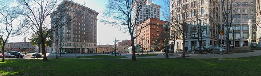 Yesler Park, Pioneer Square, Seattle WA