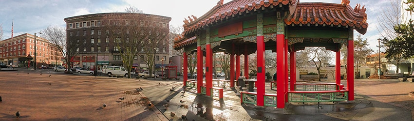 Hing Hay Park, Chinatown, Seattle WA