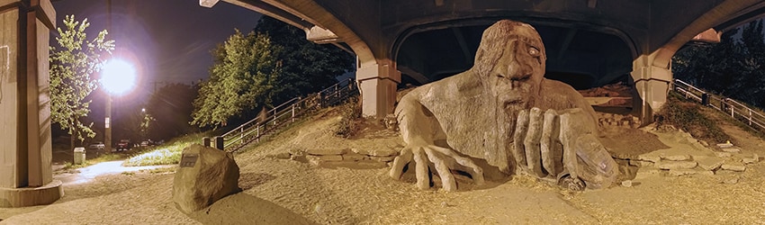 Fremont Troll, Fremont, Seattle WA