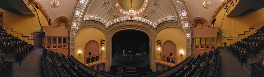 First Balcony, Moore Theatre, Belltown, Seattle WA