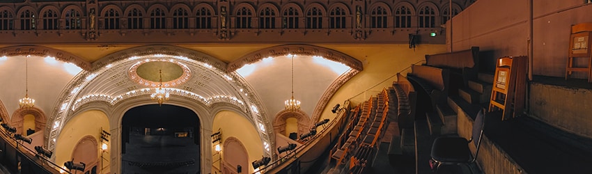 Second Balcony, Moore Theatre, Belltown, Seattle WA