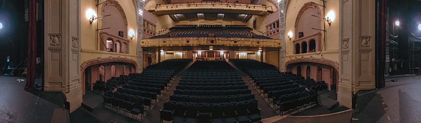 Stage, Moore Theatre, Belltown, Seattle WA