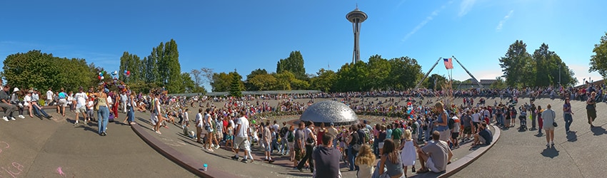 9/11/2001 Memorial, International Fountain, Seattle Center, Seattle WA