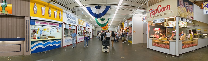 Food Booths, The Puyallup Fair, Puyallup WA