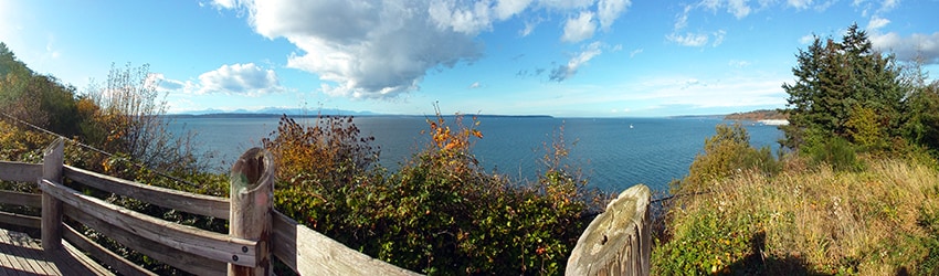Trail Outlook, Discovery Park, Magnolia, Seattle WA