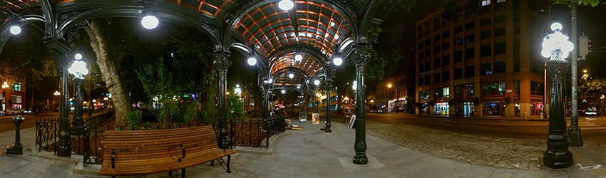 Pergola, Pioneer Place Park, Pioneer Square, Seattle WA