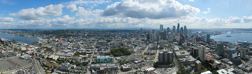 View from the Space Needle (2002), Seattle WA