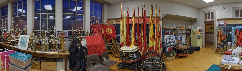 Storeroom for the Chinese Community Girls Drill Team, Seattle WA