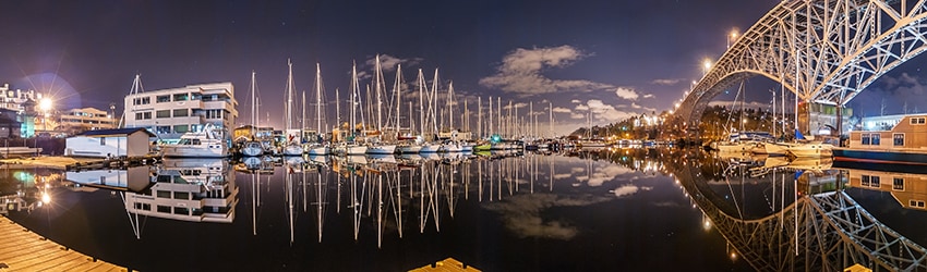 Lake Washington Rowing Club Dock, Fremont, Seattle WA