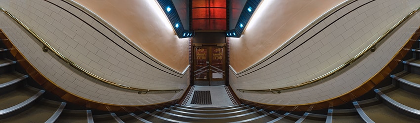 Entrance, Panama Hotel, Chinatown, Seattle WA