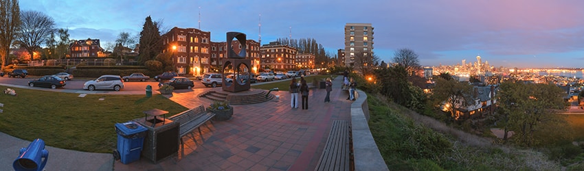 Kerry Park Viewpoint, Queen Anne, Seattle WA