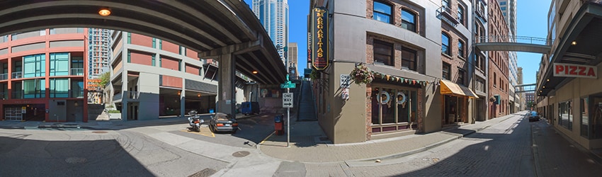 Seneca St & Post Alley, Seattle WA