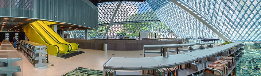 Seattle Central Library, Downtown Seattle WA